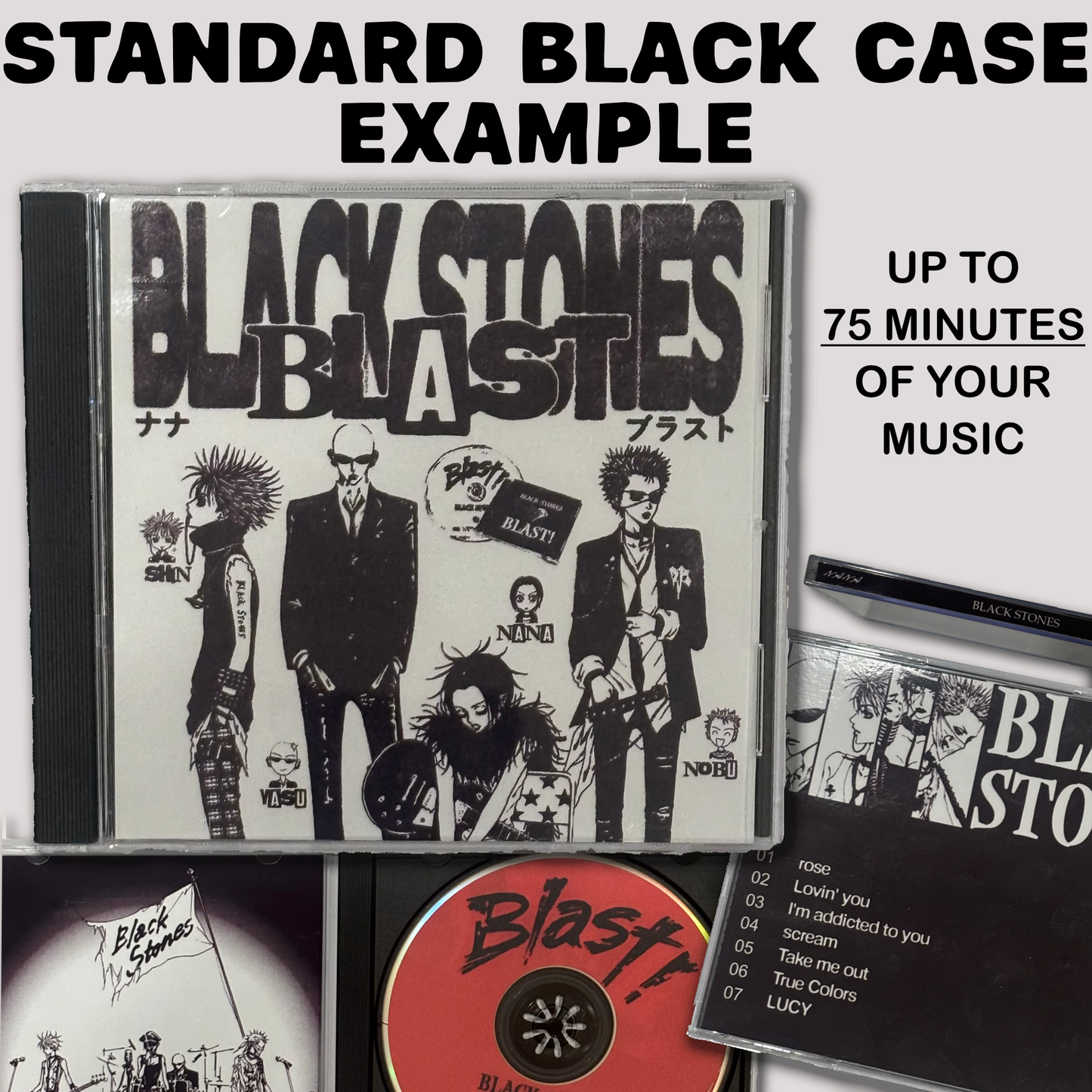 Custom CD Mixtape (Up to 75 Minutes of your Music)
