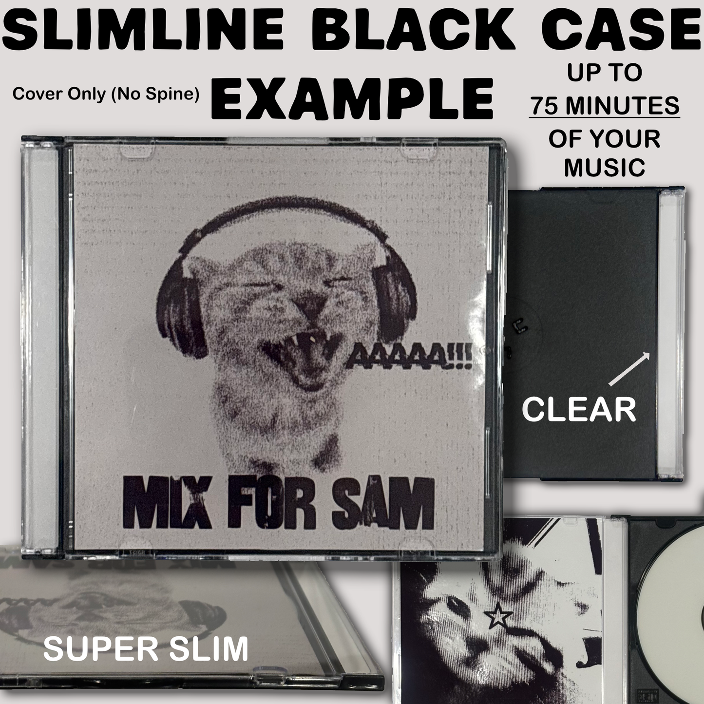 Custom CD Mixtape (Up to 75 Minutes of your Music)